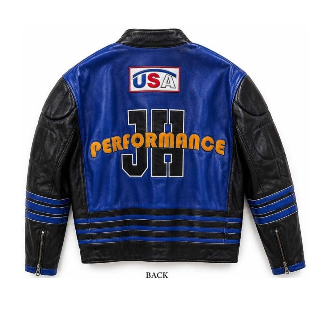 JH Performance Leather Racing Jacket - Picture 2 of 4